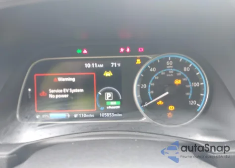 2018 Nissan Leaf Sv z USA, uszkodzony, nr VIN 1N4AZ1CP5JC303483